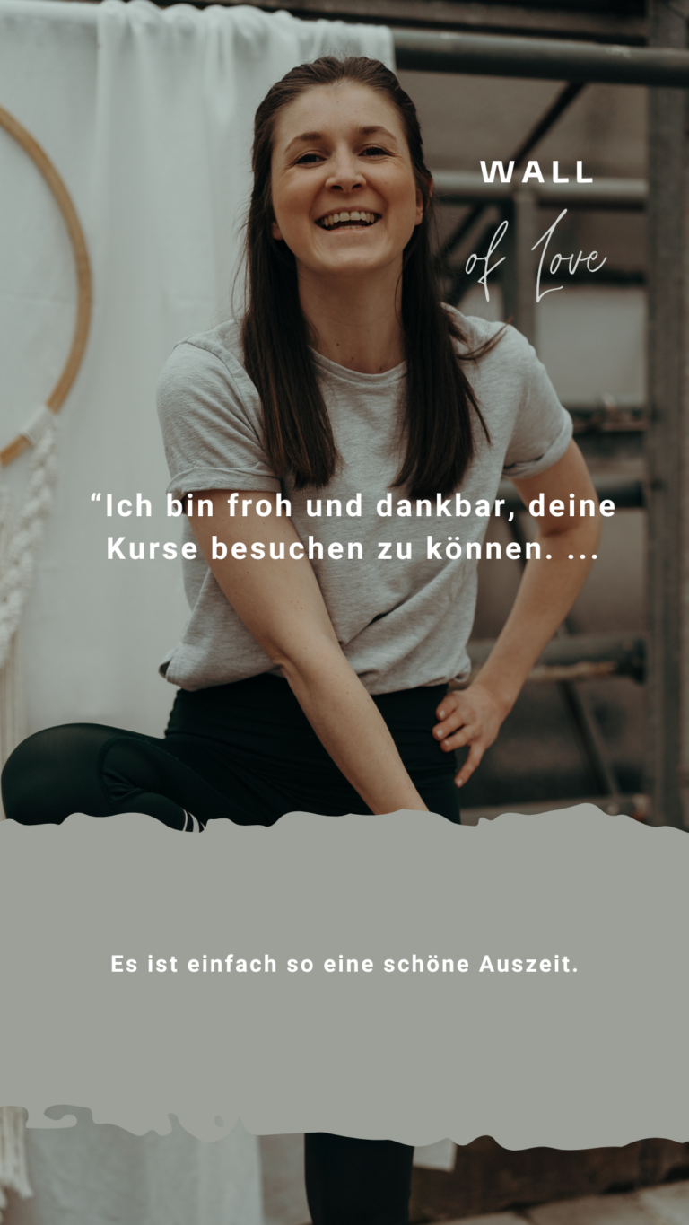 Teilnehmerinnen Feedback ME-TIME Yoga meets Rückbildung Rückbildungsyoga