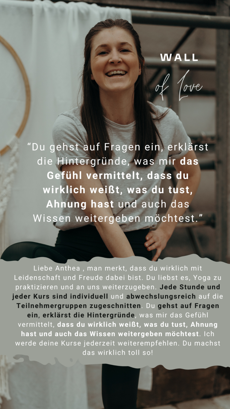 Teilnehmerinnen Feedback ME-TIME Yoga meets Rückbildung Rückbildungsyoga